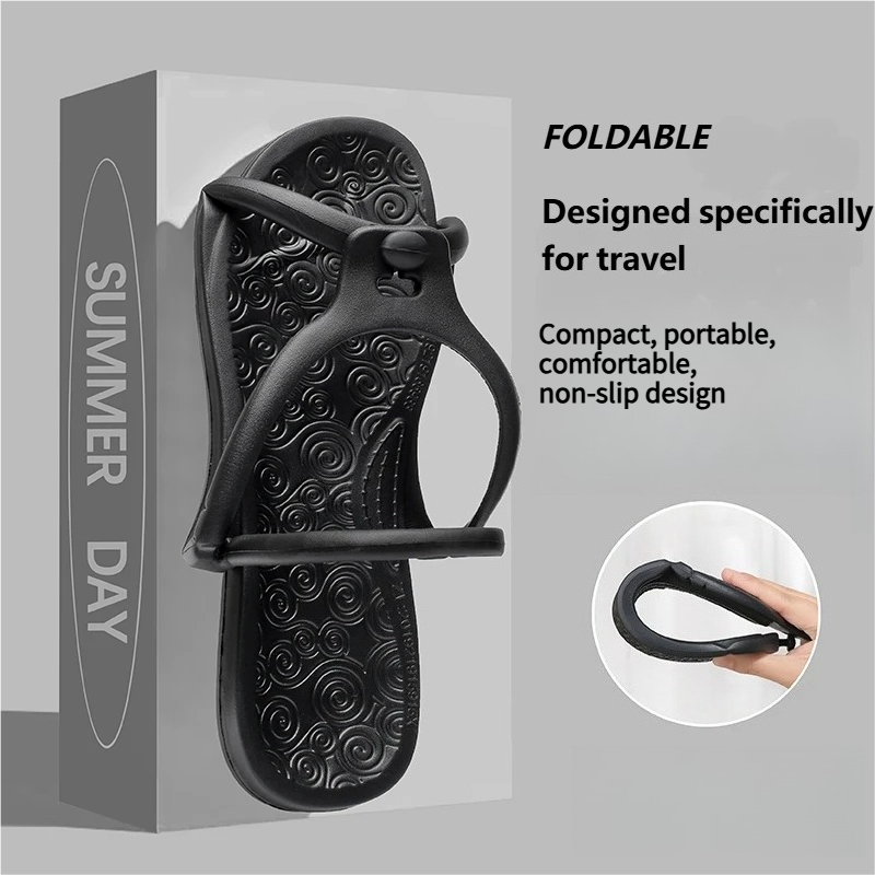 Men Shoes Size - Verbesserte Faltbare Reise-Hausschuhe Unisex EVA Flip-Flops