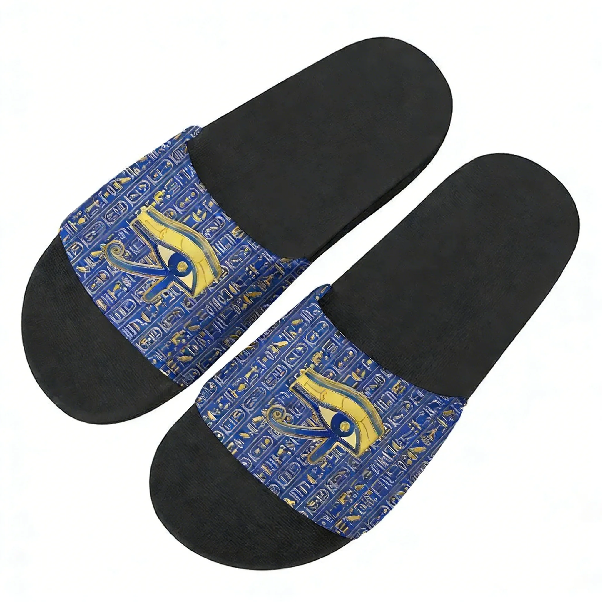 Men Shoes Egypt - Horus, ägyptischer Gott, Auge Ägyptens, Hausschuhe,