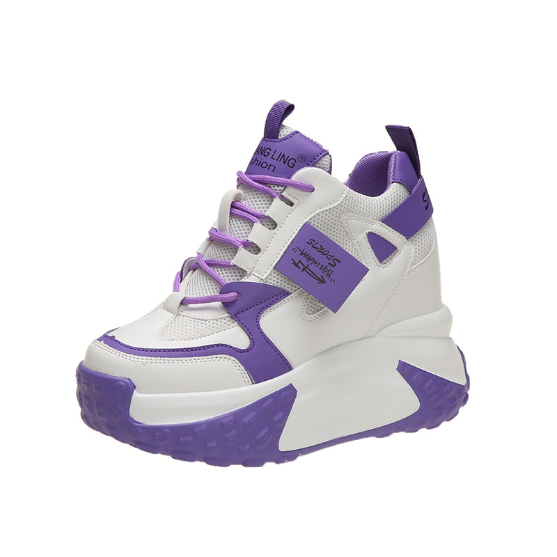 Mesh Trainer Breathable - 9,5CM Damen High-Platform-Sneaker Herbst Atmungsaktive Chunky