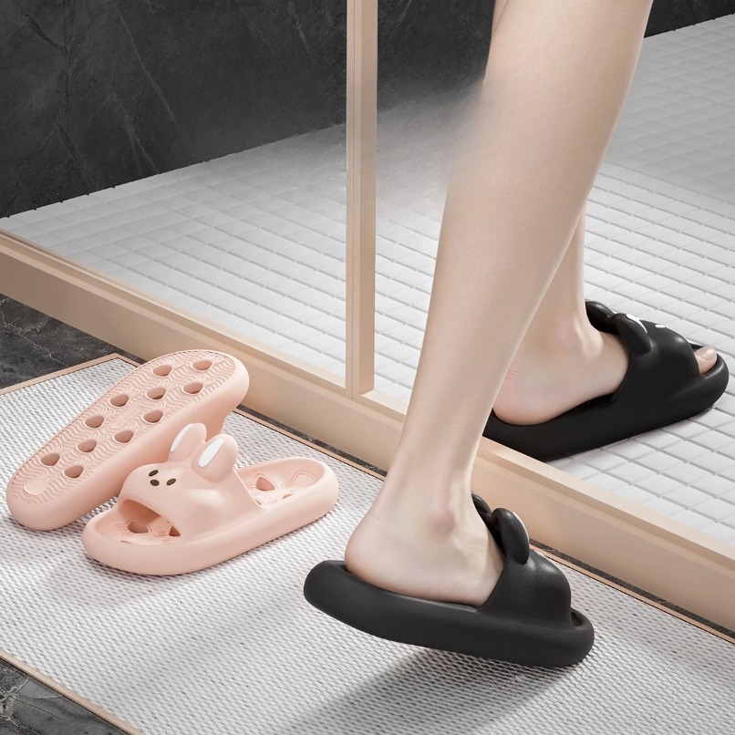 Men'S Shoes Cloud - Wolke Slipper Männer Haus Kaninchen Nette