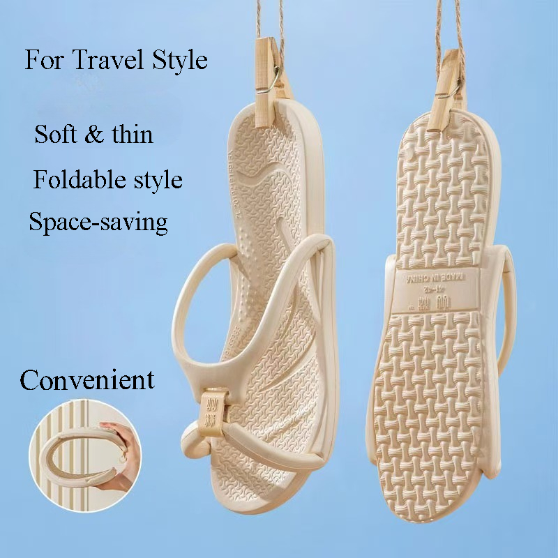 Men Shoes Size - Faltbare Reise-Hausschuhe Unisex EVA Flip-Flops Hotel
