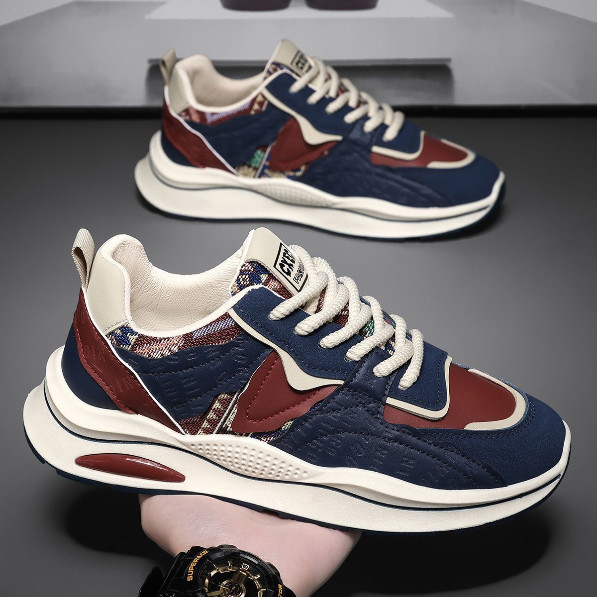 Men'S Training Shoes - Herren Casual Atmungsaktive Mesh-Trainingsschuhe Rutschfeste Leichte