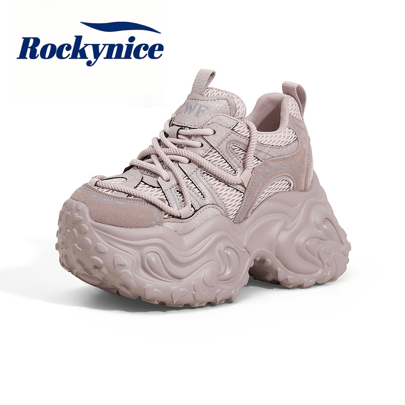 Neue High-Platform-Sneaker für – Mesh Trainer Breathable Bewertung und Preis