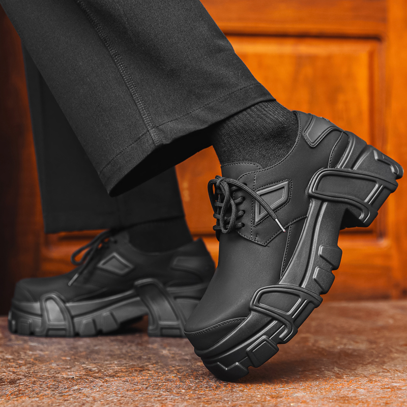 Männer Plattform Lederschuhe f – Men Shoes For Office Work Bewertung und Preis